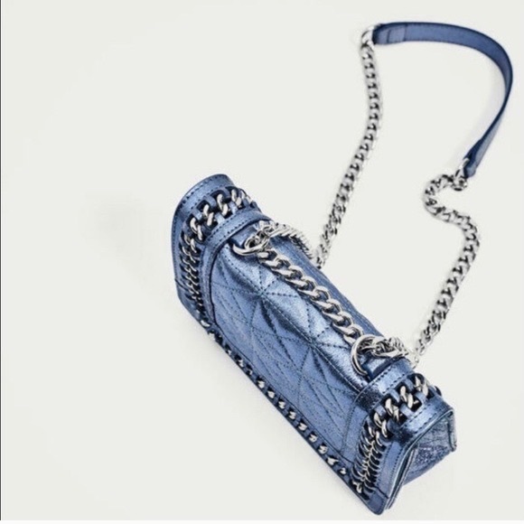 Zara Quilted Leather Crossbody - Picture 2 of 8